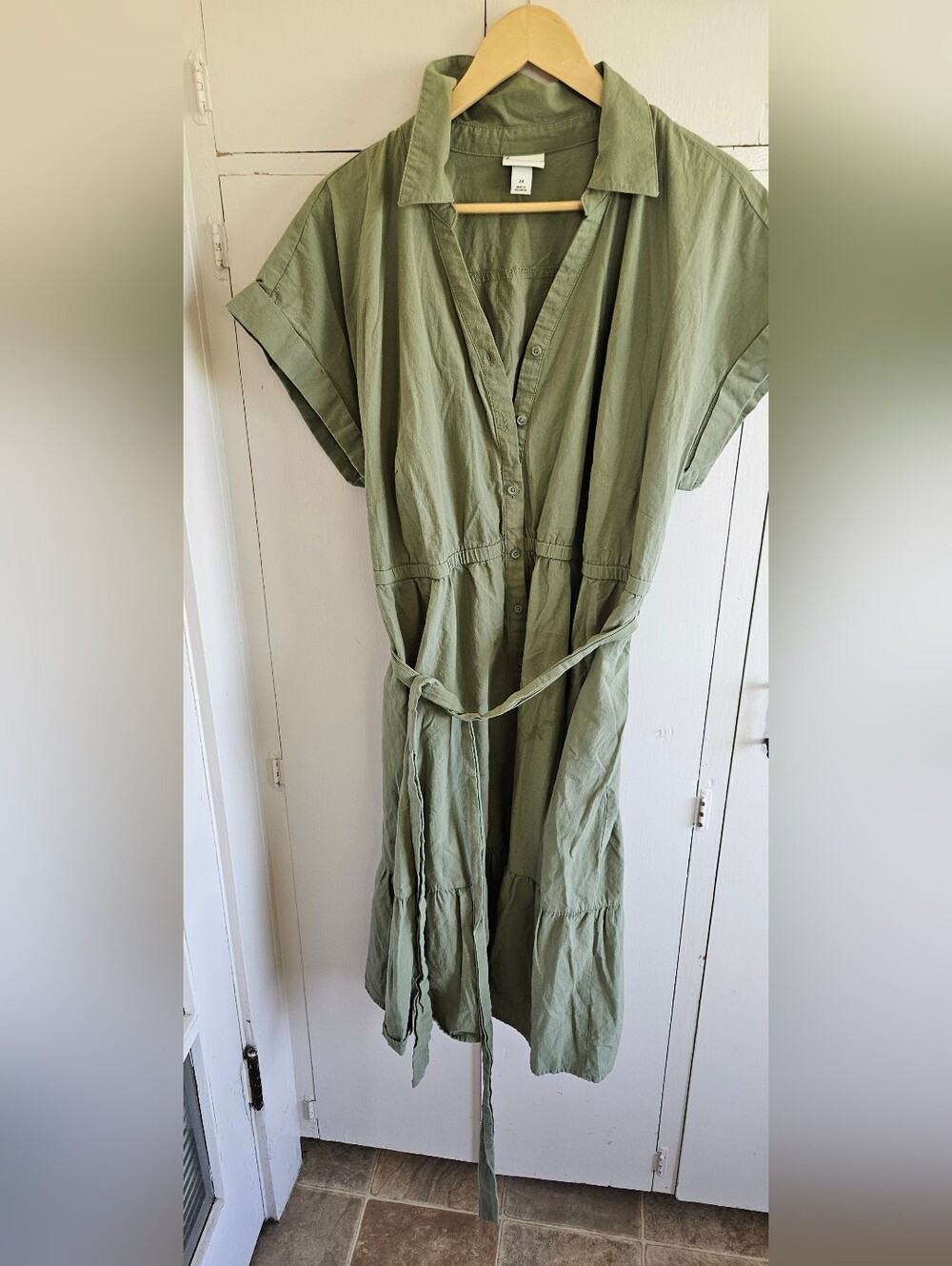 Ava & Viv Olive Green Dress - 2X